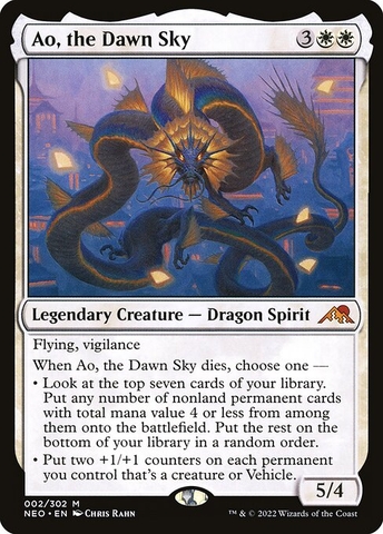 Magic: The Gathering - Kamigawa: Neon Dynasty - Ao, the Dawn Sky (2)