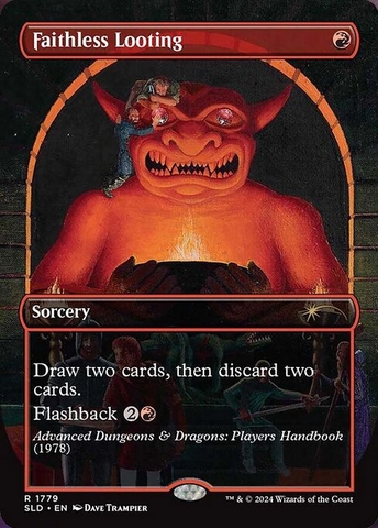 Magic: The Gathering - Secret Lair Drop - Faithless Looting (1779)