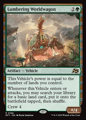 Magic: The Gathering - Aetherdrift - Lumbering Worldwagon (168)