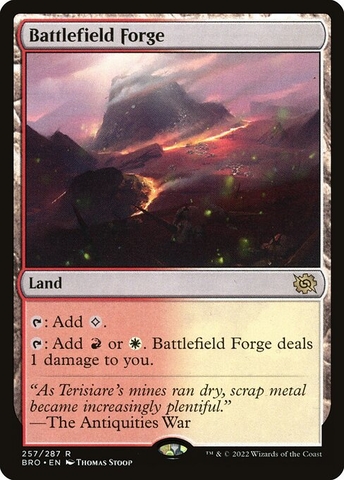 Magic: The Gathering - The Brothers' War - Battlefield Forge (257) Foil