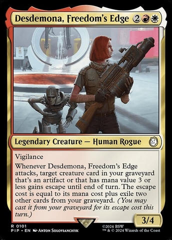 Magic: The Gathering - Fallout - Desdemona, Freedom's Edge (101)