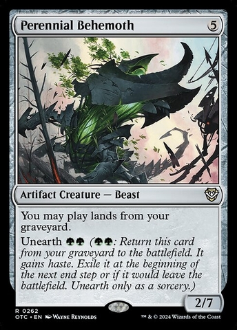 Magic: The Gathering - Outlaws of Thunder Junction Commander - Perennial Behemoth (262)