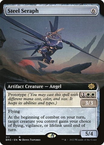 Magic: The Gathering - The Brothers' War - Steel Seraph (311)