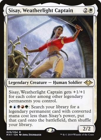 Magic: The Gathering - Modern Horizons - Sisay, Weatherlight Captain (29) Foil