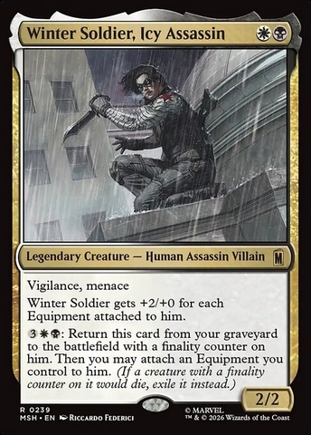 Magic: The Gathering - Marvel Super Heroes - Winter Soldier, Icy Assassin (239)