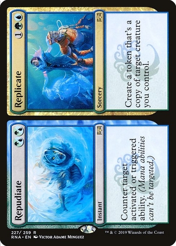 Magic: The Gathering - Ravnica Allegiance - Repudiate // Replicate (227)