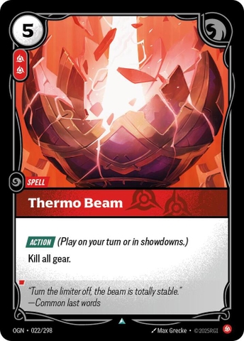 Riftbound TCG - Origins - Thermo Beam (022/298)