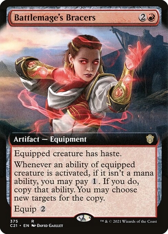 Magic: The Gathering - Commander 2021 - Battlemage's Bracers (375)