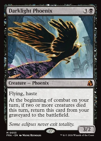 Magic: The Gathering - Reality Fracture - Darklight Phoenix (53) Foil