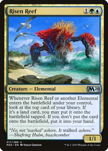 Magic: The Gathering - Core Set 2020 - Risen Reef (217)