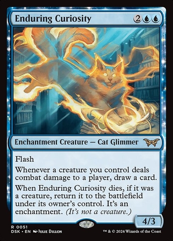 Magic: The Gathering - Duskmourn: House of Horror - Enduring Curiosity (51) Foil