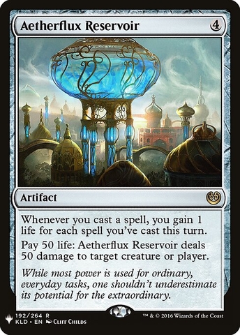 Magic: The Gathering - The List - Aetherflux Reservoir (KLD-192)