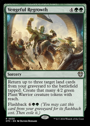 Magic: The Gathering - Outlaws of Thunder Junction Commander - Vengeful Regrowth (35)