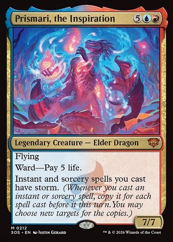 Magic: The Gathering - Secrets of Strixhaven - Prismari, the Inspiration (212) Foil