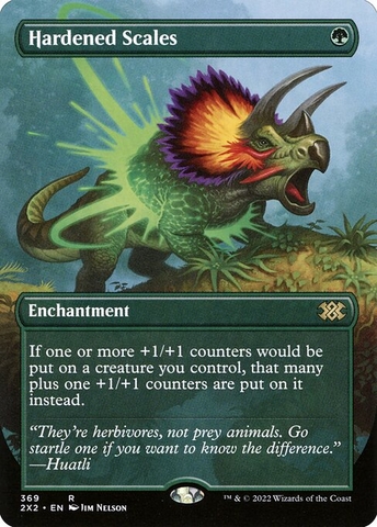 Magic: The Gathering - Double Masters 2022 - Hardened Scales (369) Foil