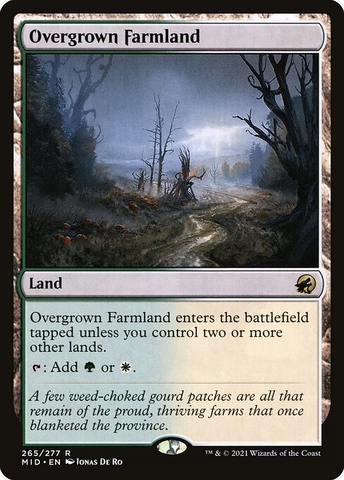 Magic: The Gathering - Innistrad: Midnight Hunt - Overgrown Farmland (265)