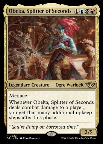 Magic: The Gathering - Outlaws of Thunder Junction - Obeka, Splitter of Seconds (222)