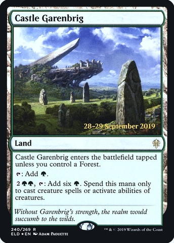 Magic: The Gathering - Throne of Eldraine Promos - Castle Garenbrig (240s) Foil