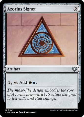 Magic: The Gathering - Commander Masters - Azorius Signet (941)