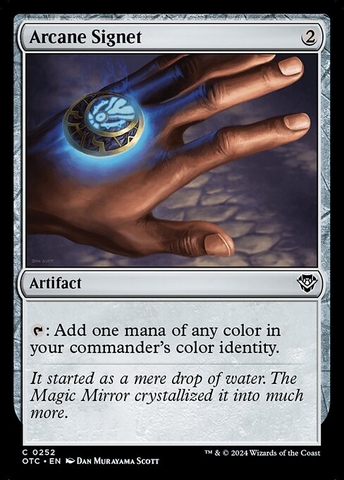 Magic: The Gathering - Outlaws of Thunder Junction Commander - Arcane Signet (252)