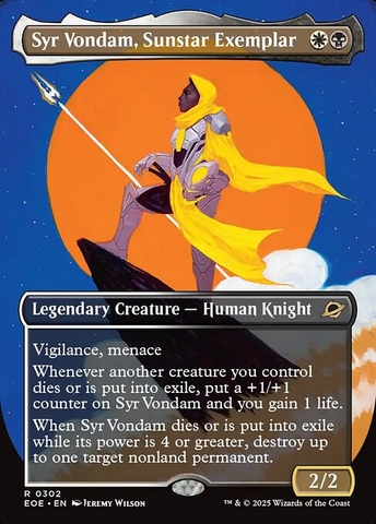 Magic: The Gathering - Edge of Eternities - Syr Vondam, Sunstar Exemplar (302)