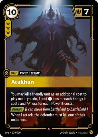 Riftbound TCG - Unleashed - Atakhan (170/219) Foil