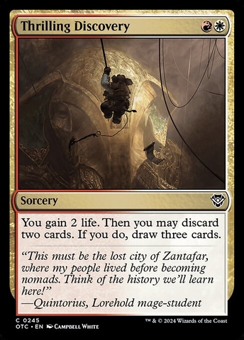 Magic: The Gathering - Outlaws of Thunder Junction Commander - Thrilling Discovery (245)