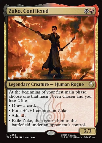 Magic: The Gathering - Avatar: The Last Airbender - Zuko, Conflicted (253)