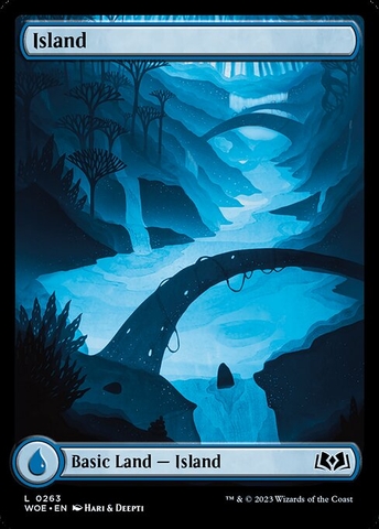 Magic: The Gathering - Wilds of Eldraine - Island (263) Foil
