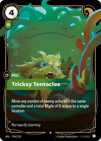 Riftbound TCG - Unleashed - Tricksy Tentacles (054/219) Foil