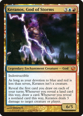 Magic: The Gathering - Journey into Nyx - Keranos, God of Storms (151)
