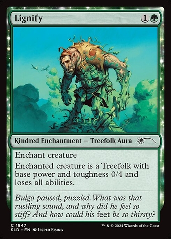 Magic: The Gathering - Secret Lair Drop - Lignify (1847)