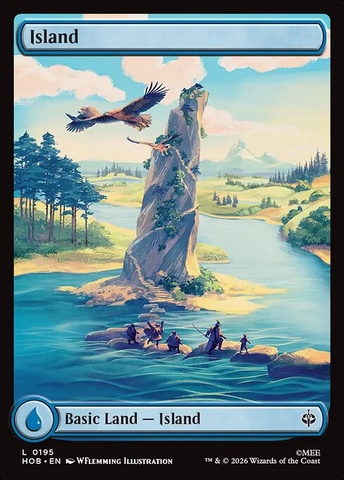 Magic: The Gathering - The Hobbit - Island (195)