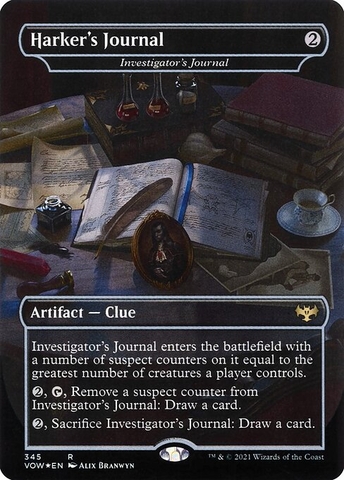 Magic: The Gathering - Innistrad: Crimson Vow - Investigator's Journal (345) Foil