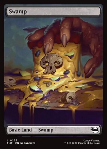 Magic: The Gathering - Teenage Mutant Ninja Turtles - Swamp (255) Foil