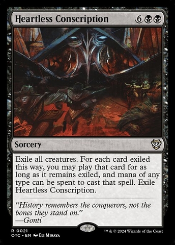 Magic: The Gathering - Outlaws of Thunder Junction Commander - Heartless Conscription (21)
