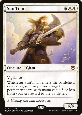 Magic: The Gathering - New Capenna Commander - Sun Titan (210)