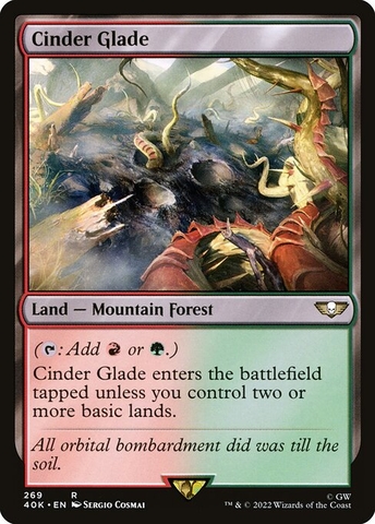 Magic: The Gathering - Warhammer 40,000 Commander - Cinder Glade (269)