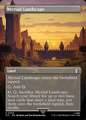 Magic: The Gathering - Tales of Middle-earth Commander - Myriad Landscape (534) Foil