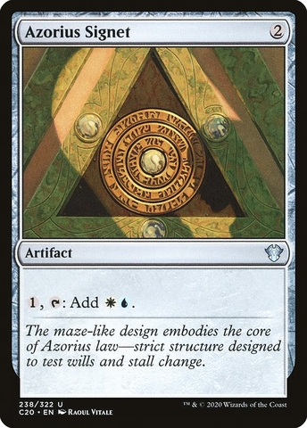 Magic: The Gathering - Commander 2020 - Azorius Signet (238)