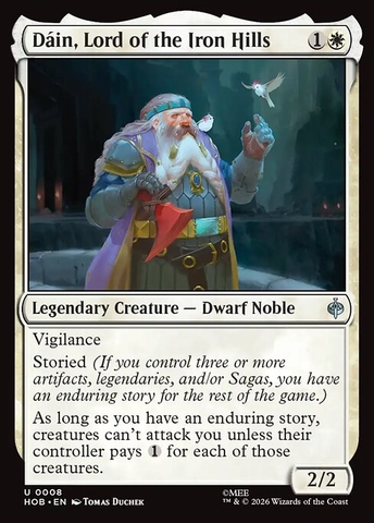 Magic: The Gathering - The Hobbit - Dáin, Lord of the Iron Hills (8)