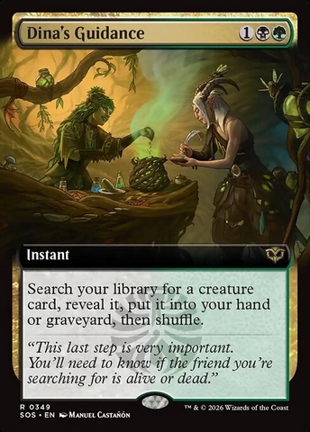 Magic: The Gathering - Secrets of Strixhaven - Dina's Guidance (349) Foil
