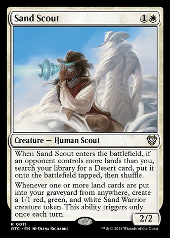 Magic: The Gathering - Outlaws of Thunder Junction Commander - Sand Scout (11)