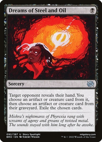 Magic: The Gathering - The Brothers' War - Dreams of Steel and Oil (92) Foil