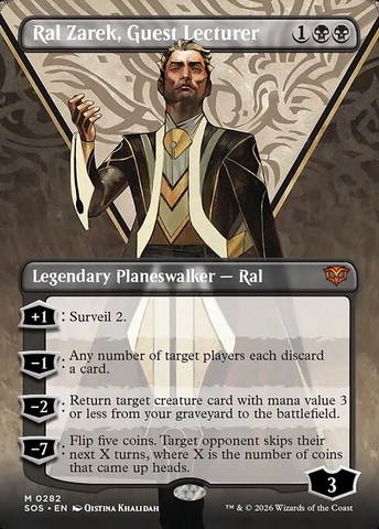 Magic: The Gathering - Secrets of Strixhaven - Ral Zarek, Guest Lecturer (282) Foil