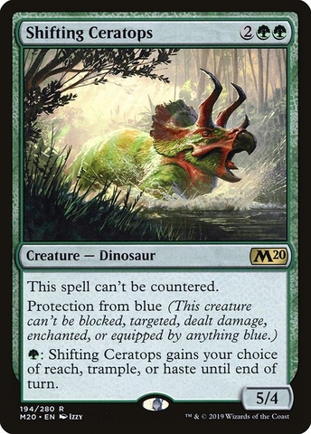 Magic: The Gathering - Core Set 2020 - Shifting Ceratops (194)