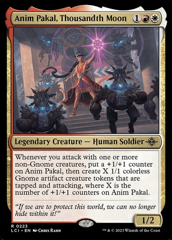 Magic: The Gathering - The Lost Caverns of Ixalan - Anim Pakal, Thousandth Moon (223)