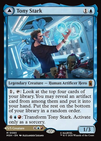 Magic: The Gathering - Marvel Super Heroes - Tony Stark // The Invincible Iron Man (80) Foil