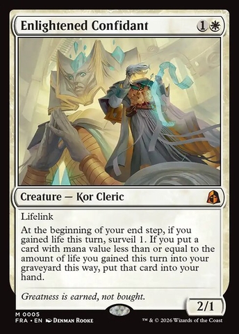 Magic: The Gathering - Reality Fracture - Enlightened Confidant (5)