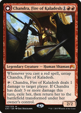 Magic: The Gathering - Magic Origins - Chandra, Fire of Kaladesh // Chandra, Roaring Flame (135)
